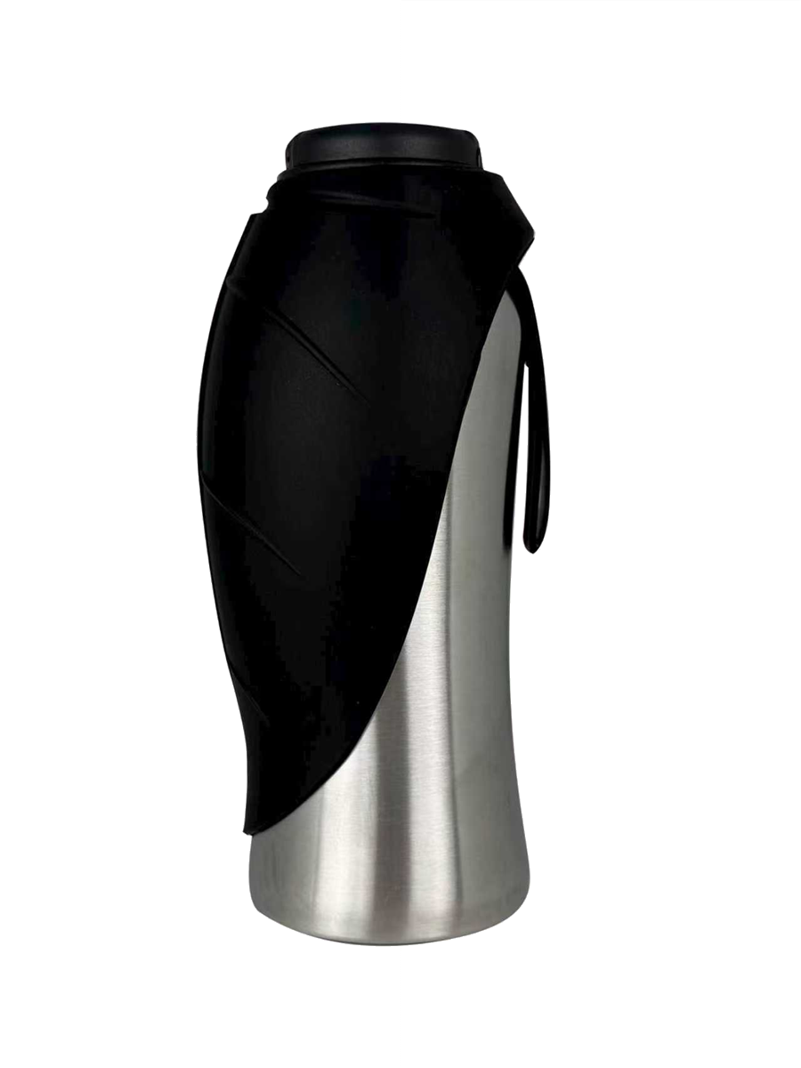 Whip Paw Wasserflasche für Hunde – Trinkflasche in Schwarz