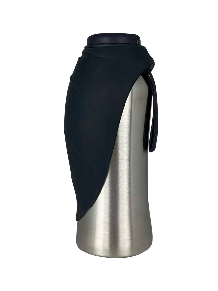 Whip Paw Wasserflasche für Hunde – Trinkflasche in Dunkelblau